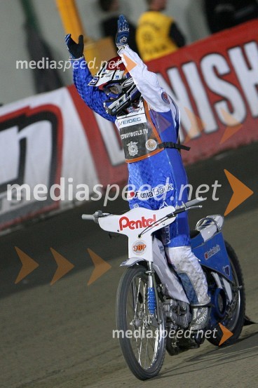 Nicki Pedersen (Danska),  zmagovalec VN PoljskeSPEEDWAY GRAND PRIX, VN Poljske 2006, dirka