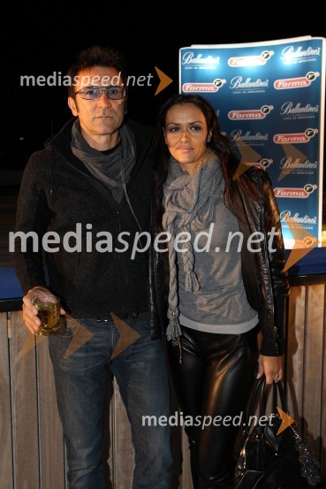 Branko Djurić Đuro in Alenka KoširForma F+ tretji rojstni dan in Balantines party