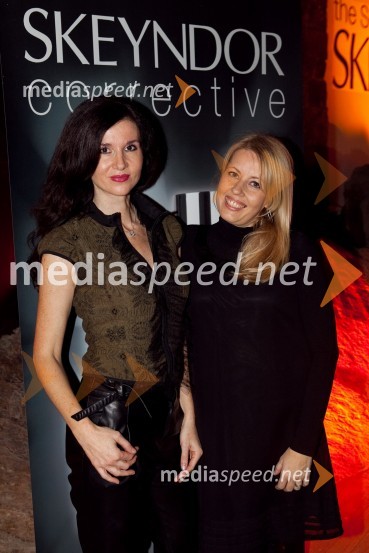 Branka Vran Benkovič, zobozdravnica in Ariana Nina Eror, direktorica trženja Marketing magazinaSeverina in Skeyndor, predstavitev kozmetične znamke na Ljubljanskem gradu