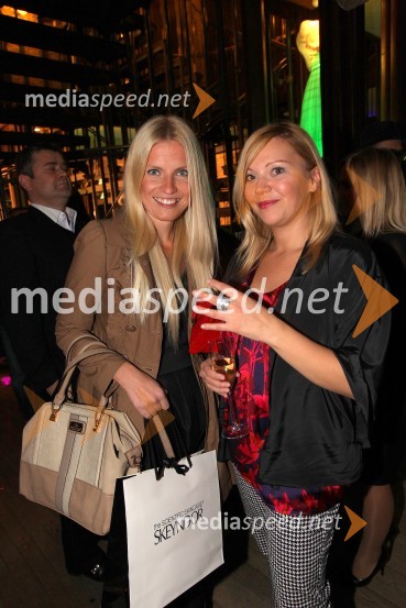 Jelena Gavranović. Portal Gradbenik-Slovenije.si in Petra Glinšek, Oglaševalska agencija ENKISeverina in Skeyndor, predstavitev kozmetične znamke na Ljubljanskem gradu