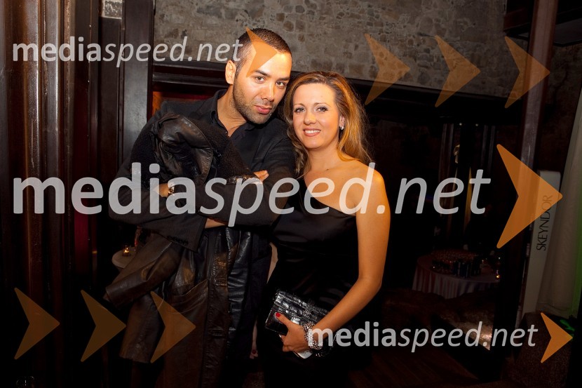 ... in Lorena Rušin, Area manager, Farmex HrvaškaSeverina in Skeyndor, predstavitev kozmetične znamke na Ljubljanskem gradu