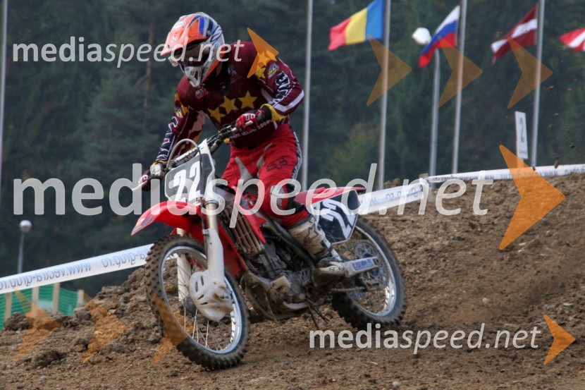 Agris Litvinov (Latvija)MOTOKROS, evropski pokal narodov 2006, Zarnesti, Romunija