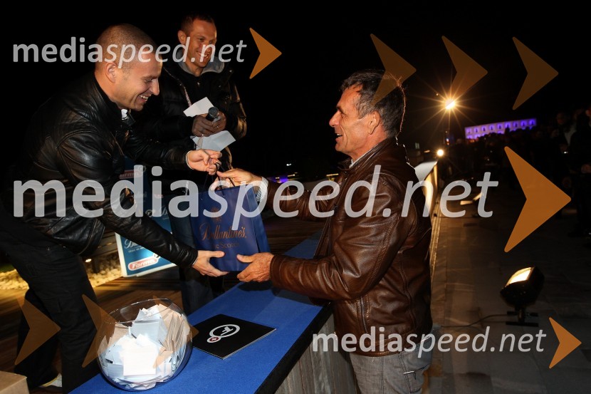 Rene Mlekuž in Jure Košir, nekdanja smučarja ter Vlado MakucForma F+ tretji rojstni dan in Balantines party