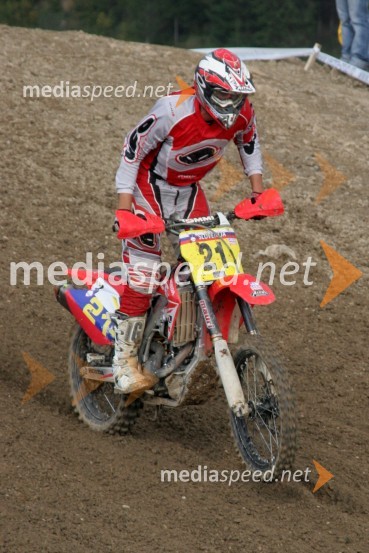 Miha Špindler (Slovenija)MOTOKROS, evropski pokal narodov 2006, Zarnesti, Romunija