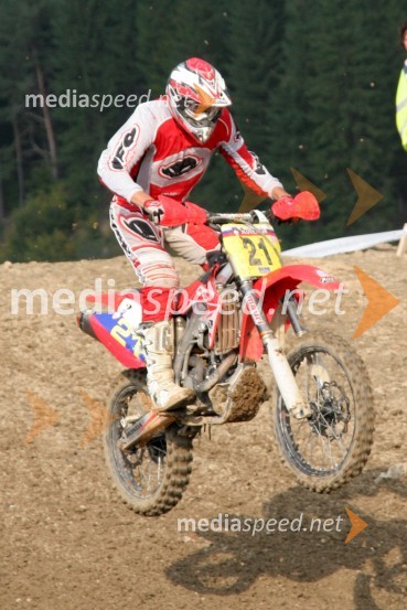 Miha Špindler (Slovenija)MOTOKROS, evropski pokal narodov 2006, Zarnesti, Romunija