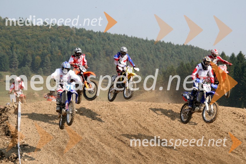 Klemen Gerčar (Slovenija) - na desniMOTOKROS, evropski pokal narodov 2006, Zarnesti, Romunija