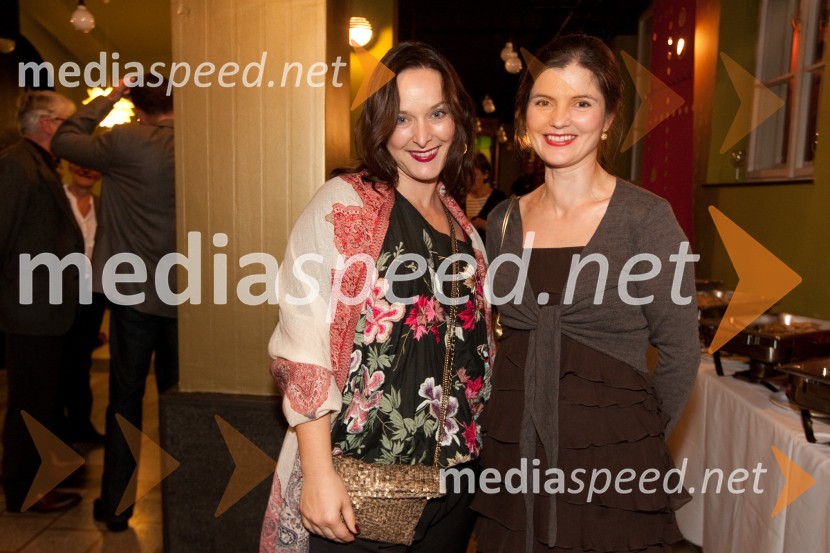 Blažka Müller Pograjc in Snežana Madič LešnikStolp, premiera predstave v Slovenskem mladinskem gledališču