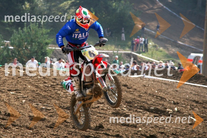 Enrico Oddenino (Italija)MOTOKROS, evropski pokal narodov 2006, Zarnesti, Romunija