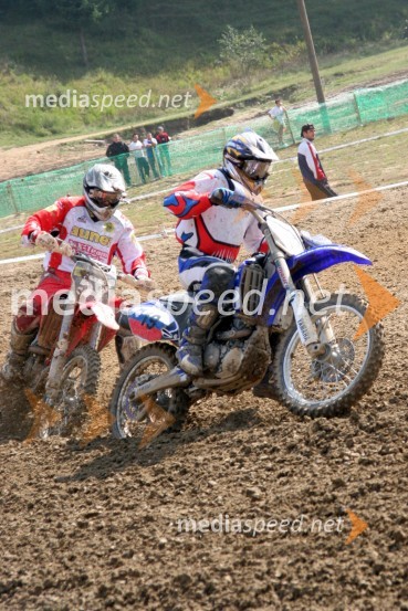 Andreas Schmidinger (Avstrija) in Klemen Gerčar (Slovenija)MOTOKROS, evropski pokal narodov 2006, Zarnesti, Romunija