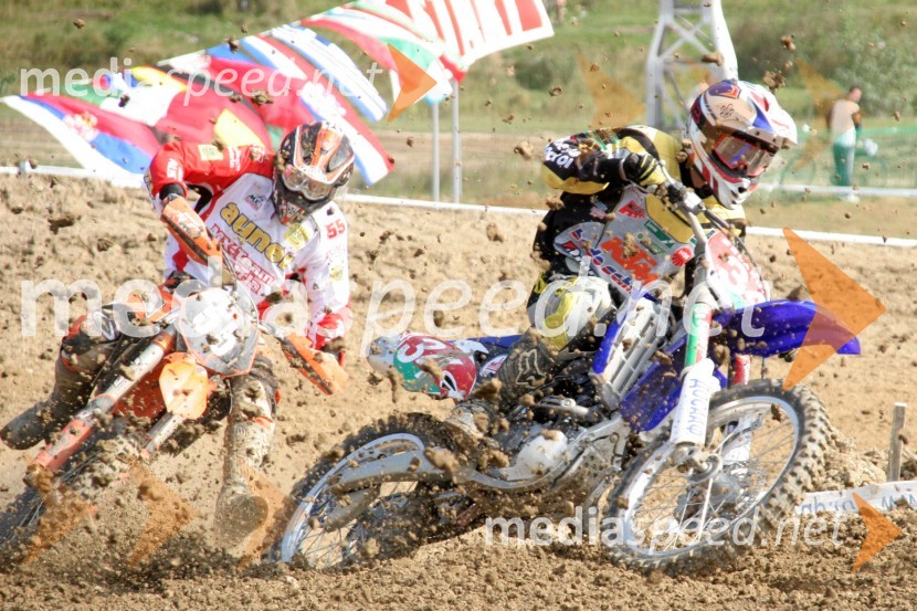 Mathias Walkner (Avstrija) in Alexandr Giruc (Belorusija)MOTOKROS, evropski pokal narodov 2006, Zarnesti, Romunija