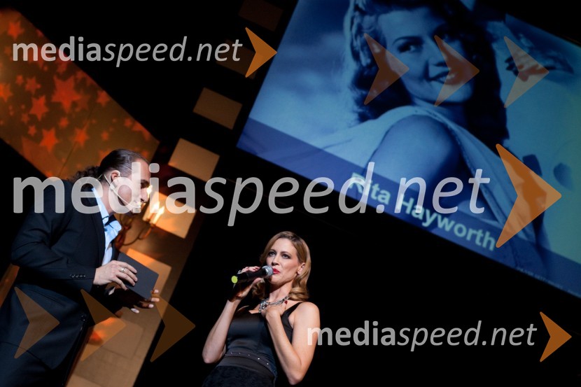 Vid Valič, voditelj in Hannah Mancini, pevkaFemme Fatale 2011 je ... Nataša Dobelšek