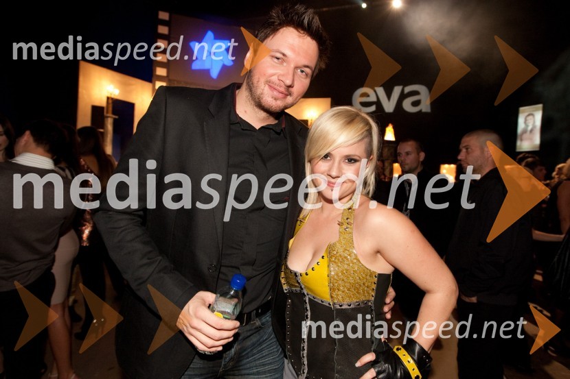 Robert Roškar, moderator in Jerica Zupan, moderatorkaFemme Fatale 2011 je ... Nataša Dobelšek
