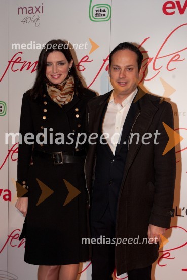 Nataša Pinoza, miss Universe Slovenije 2006 in fant Mario MurnFemme Fatale 2011 je ... Nataša Dobelšek