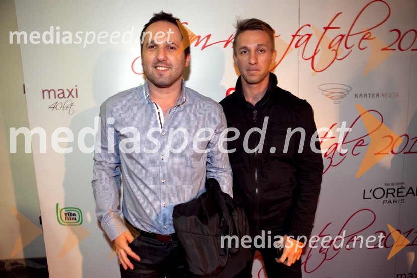 Alesh Maatko, novinar s prijateljemFemme Fatale 2011 je ... Nataša Dobelšek