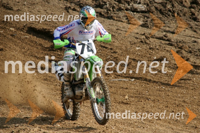 Loic Rombaut (Francija)MOTOKROS, evropski pokal narodov 2006, Zarnesti, Romunija