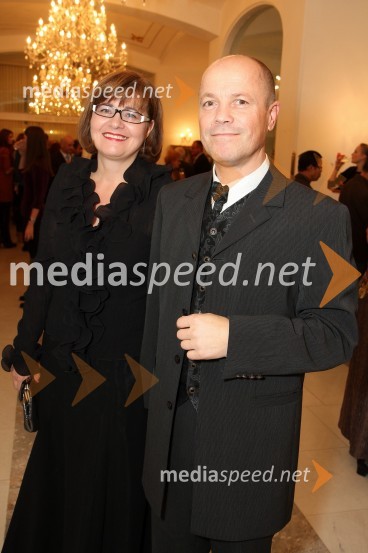 Jože Furman, vodja kabineta rektorja Univerze v Mariboru in soproga Sonja FurmanDon Kihot, premiera baleta v SNG Maribor