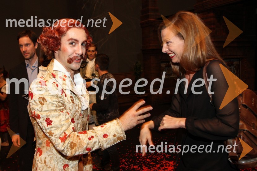 Edward Clug, baletnik in umetniški direktor baleta SNG Maribor ter Nataša Matjašec Rošker, igralkaDon Kihot, premiera baleta v SNG Maribor