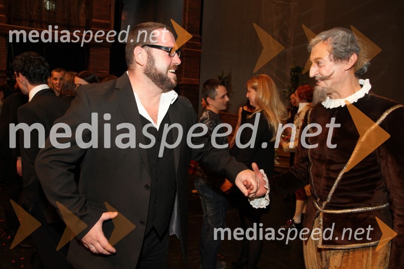 Jaki Jurgec, operni pevec in Marin Turcu, baletnikDon Kihot, premiera baleta v SNG Maribor