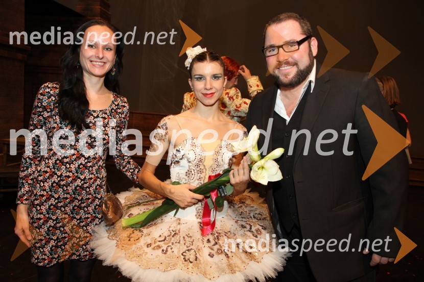 	Ana Tina Petkovšek in Tetiana Svitlična, balerini ter Jaki Jurgec, operni pevecDon Kihot, premiera baleta v SNG Maribor