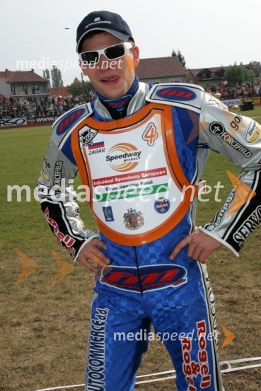 Matej Žagar (Slovenija)SPEEDWAY Finale evropskega prvenstva med posamezniki Miškolc, Madžarska
