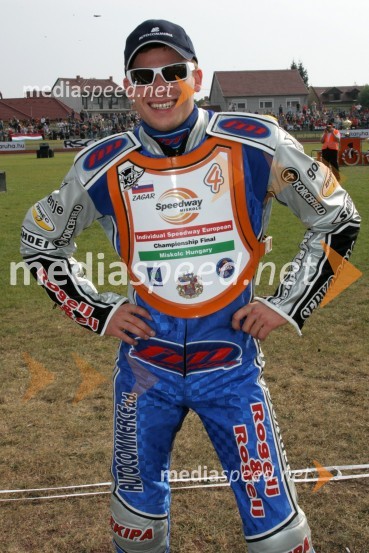Matej Žagar (Slovenija)SPEEDWAY Finale evropskega prvenstva med posamezniki Miškolc, Madžarska