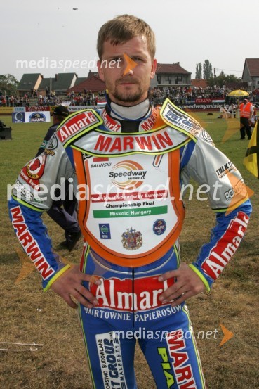 Damian Balinski (Poljska)SPEEDWAY Finale evropskega prvenstva med posamezniki Miškolc, Madžarska