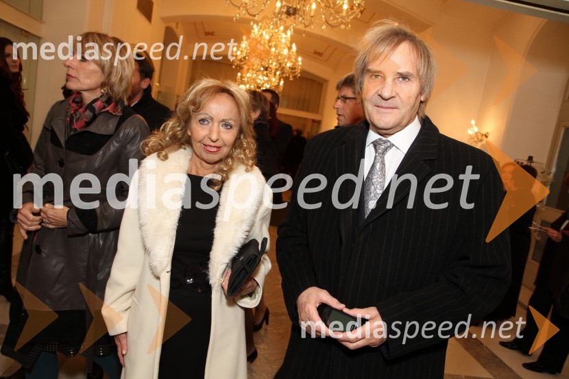 Dr. Dušan Radonjič, nekdanji prorektor Univerze v Mariboru in soproga TanjaDon Kihot, premiera baleta v SNG Maribor