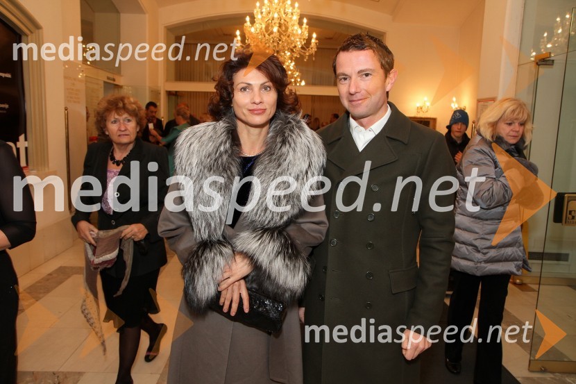 Tomaž Orešič, EFT Group in Sabina Hobacher, direktorica in lastnica agencije PR PlusDon Kihot, premiera baleta v SNG Maribor