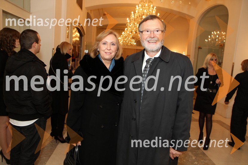 Ivan Rozman, nekdanji rektor Univerze v Mariboru in njegova soproga prof. dr. Janja Črčinovič RozmanDon Kihot, premiera baleta v SNG Maribor