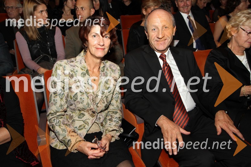 Mag. Branko Pavlin, nekdanji predsednik uprave Dnevnika in soproga MojcaDon Kihot, premiera baleta v SNG Maribor