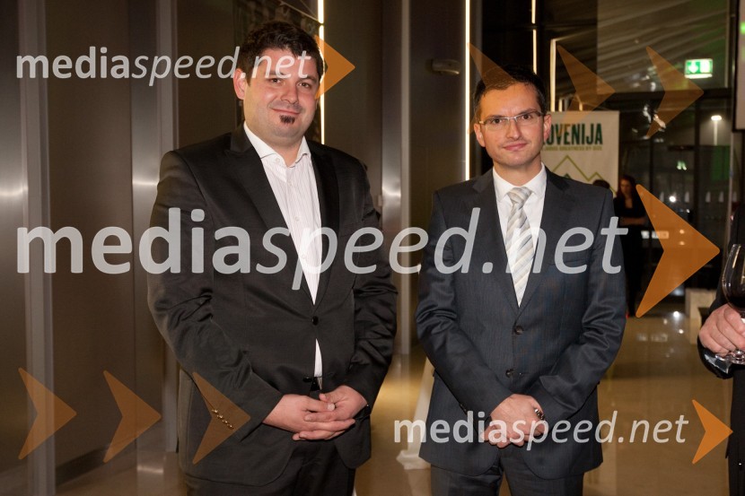 Jure Jezeršek, Hiša kulinarike Jezeršek in Marjan Šarec, župan občine KamnikAMCHAM, nogometno-poslovno srečanje pred tekmo Slovenija: ZDA