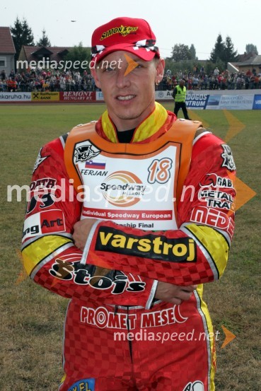 Matej Ferjan (Slovenija)SPEEDWAY Finale evropskega prvenstva med posamezniki Miškolc, Madžarska