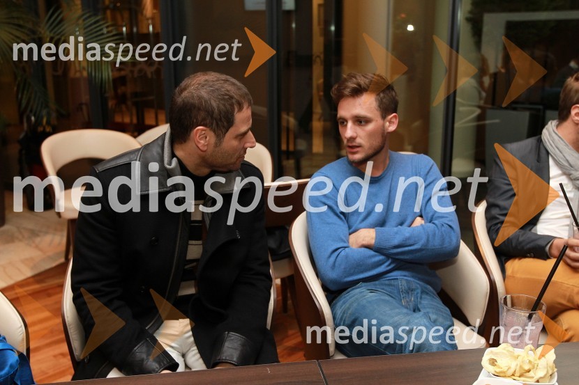 Joe Rain, lastnik modne agencije Bronz in Martin Rojnik, direktor projektov Asanti MAAMercedes-Benz razreda B in M za lifestyle medije, slovenska predstavitev