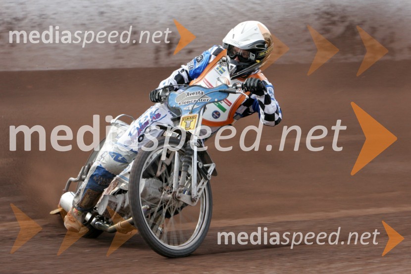 Christian Hefenbrock (Švedska)SPEEDWAY Finale evropskega prvenstva med posamezniki Miškolc, Madžarska