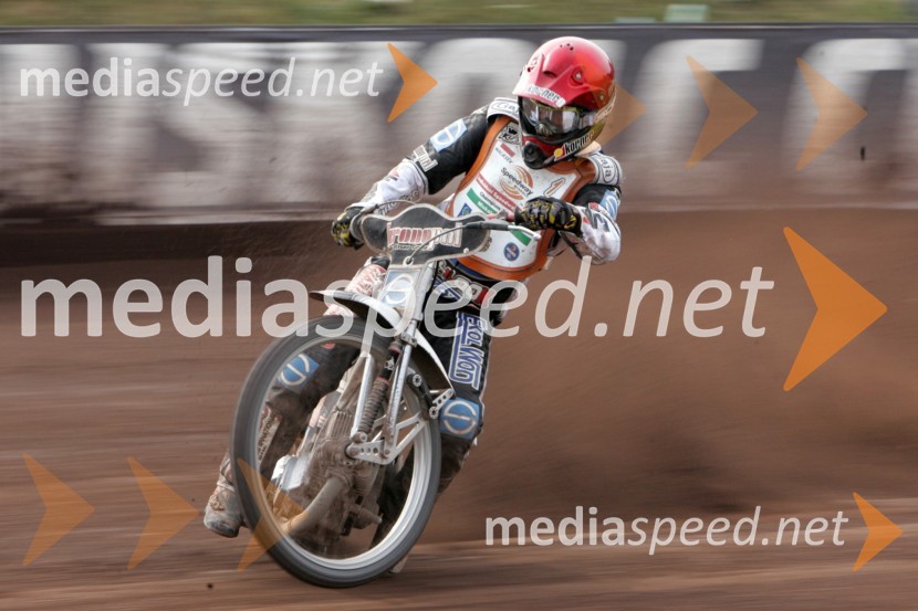 Grzegorz Walasek (Poljska)SPEEDWAY Finale evropskega prvenstva med posamezniki Miškolc, Madžarska