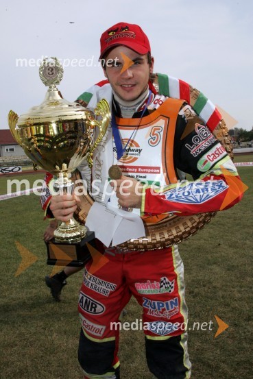 Christian Hefenbrock (Nemčija)SPEEDWAY Finale evropskega prvenstva med posamezniki Miškolc, Madžarska