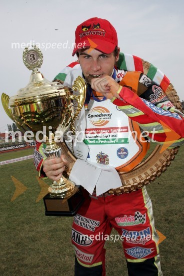 Christian Hefenbrock (Nemčija)SPEEDWAY Finale evropskega prvenstva med posamezniki Miškolc, Madžarska