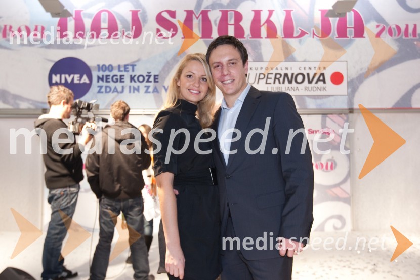 	Kristijan Flegar, vodja nakupovalnega centra Supernova in soproga TadejaFinalni izbor Naj Smrklja 2011