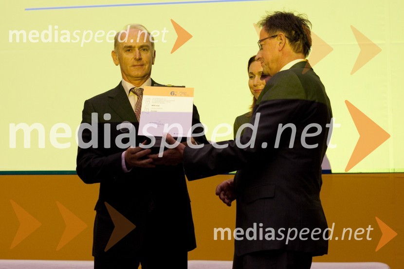 Jože Mermal, predsednik uprave BTC in Igor Plestenjak, Japti6. slovenski forum inovacij, 2. dan