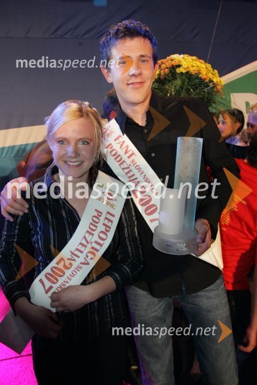 Irena Gerbic iz Kamnika in Vilko Peserl iz Lenarta, zmagovalcaPraznik slovenskega podeželja