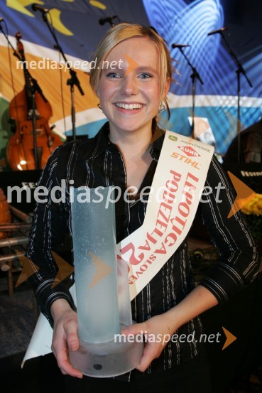 Irena Gerbic iz Kamnika, zmagovalkaPraznik slovenskega podeželja