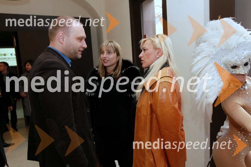 Mitja Čander, programski direktor javnega zavoda EPK Maribor 2012 in Darja Lampret, Pogrebno podjetje MariborMaribor 2012, EPK - sprejem za gospodarstvenike