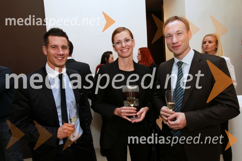 Igor Koščak, Simona Felser in Uroš BračkoMaribor 2012, EPK - sprejem za gospodarstvenike