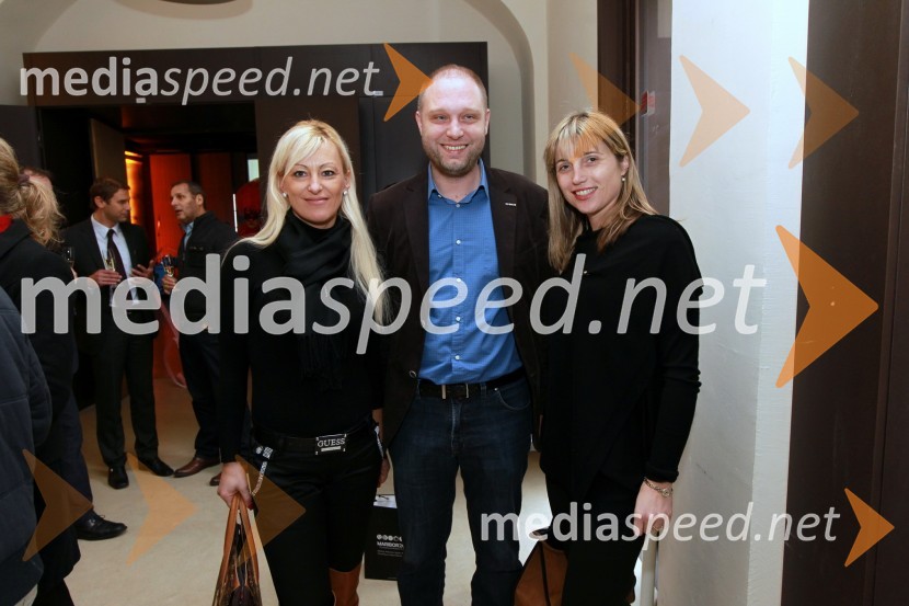 Darja Lampret, Pogrebno podjetje Maribor, Mitja Čander, programski direktor javnega zavoda EPK Maribor 2012 in Lidija Pliberšek, direktorica Pogrebno podjetje Maribor d.d.Maribor 2012, EPK - sprejem za gospodarstvenike