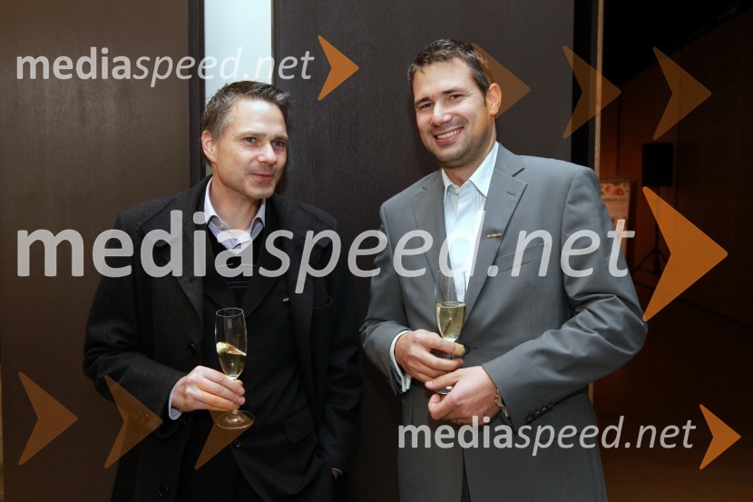 Igor Kurnik, vodja prodaje Hotel City Maribor in dr. Boris Kostanjevec, direktor družbe ZUMMaribor 2012, EPK - sprejem za gospodarstvenike