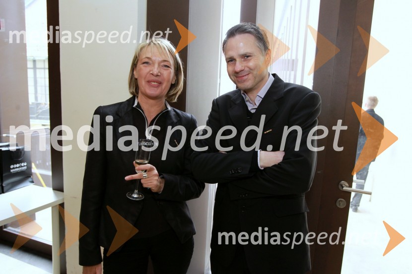 Brigita Pavlič, direktorica Festivala Maribor in Igor Kurnik, vodja prodaje Hotel City Maribor
Maribor 2012, EPK - sprejem za gospodarstvenike
