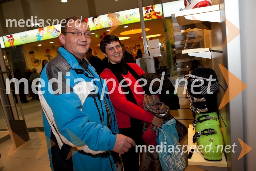 Otvoritev trgovine Alpina, Mercator center Tabor Maribor