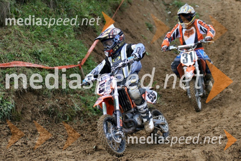 Miran Kovačič (AMD Trebnje) in Rok Majerič (MK Slovenj Gradec)MOTOKROS, 7. dirka za DP, Slovenske Konjice