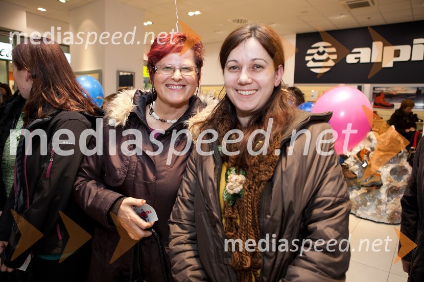 Otvoritev trgovine Alpina, Mercator center Tabor Maribor