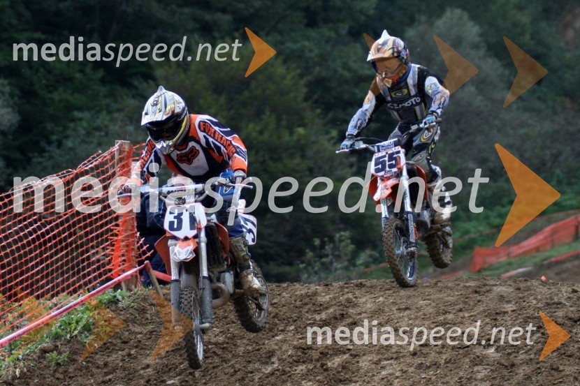 Rok Majerič (MK Slovenj Gradec) in Miran Kovačič (AMD Trebnje)MOTOKROS, 7. dirka za DP, Slovenske Konjice